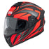 Casca Moto IXS 216 2.1 MATT BLACK-RED